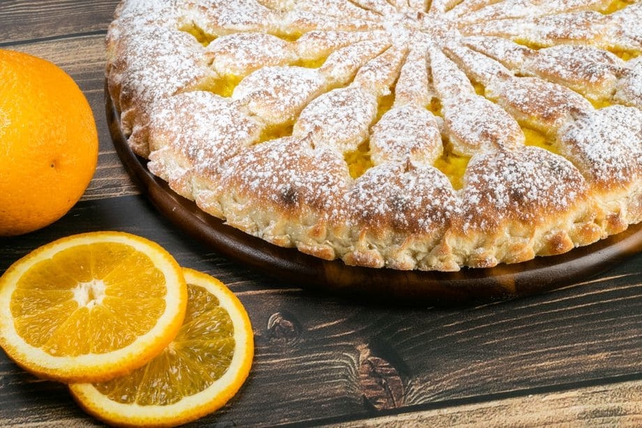 Песочный пирог с лимоном и апельсином - пошаговый рецепт с фото